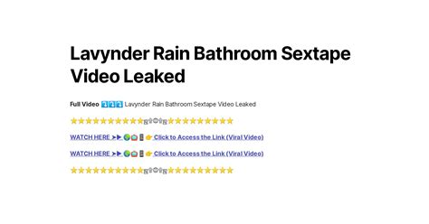 Best Lavynder Rain Mix Sex Videos